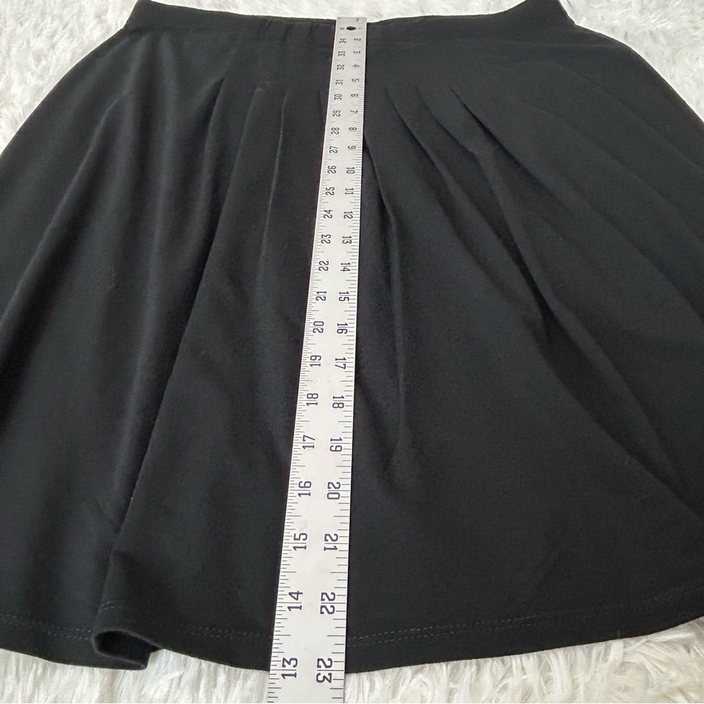 J. Jill Black Pleated Knee-Length A-Line Skirt - Picture 6 of 7